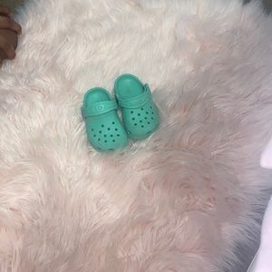 Baby Crocs, Color:Pistachio Size:4 Used